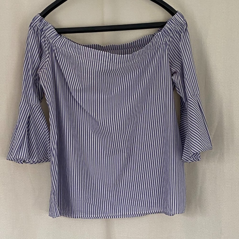 H&M Off the Shoulder Top with Bell Sleeve